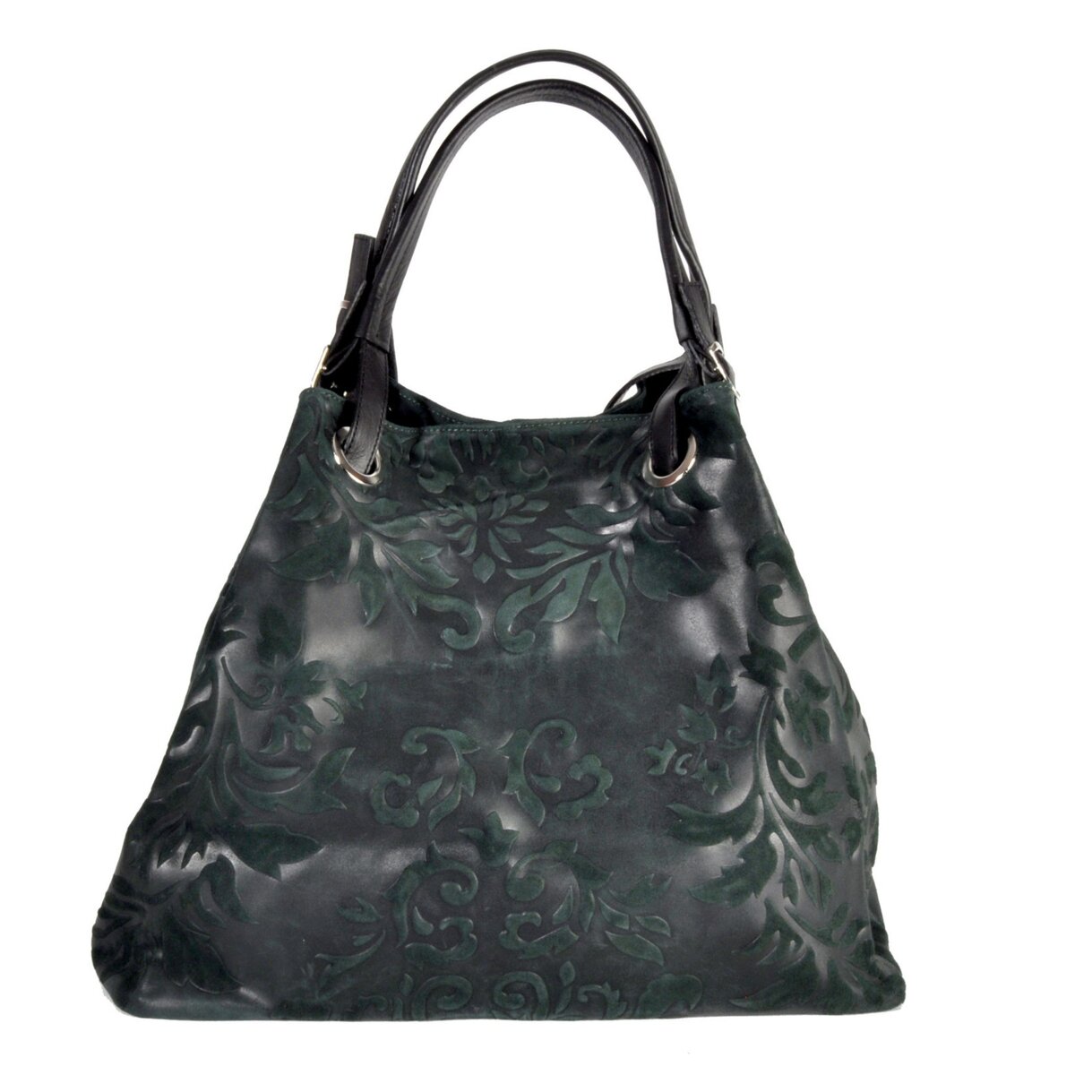 CestMoiLaPlusBelle Sac en cuir Baroque Vert pas cher Auchan