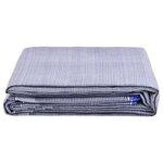 VIDAXL Tapis de tente 650x300 cm Bleu