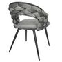 Voir la diapositive 6 : The Home Deco Factory Lot de 2 chaises assise tressée LUND