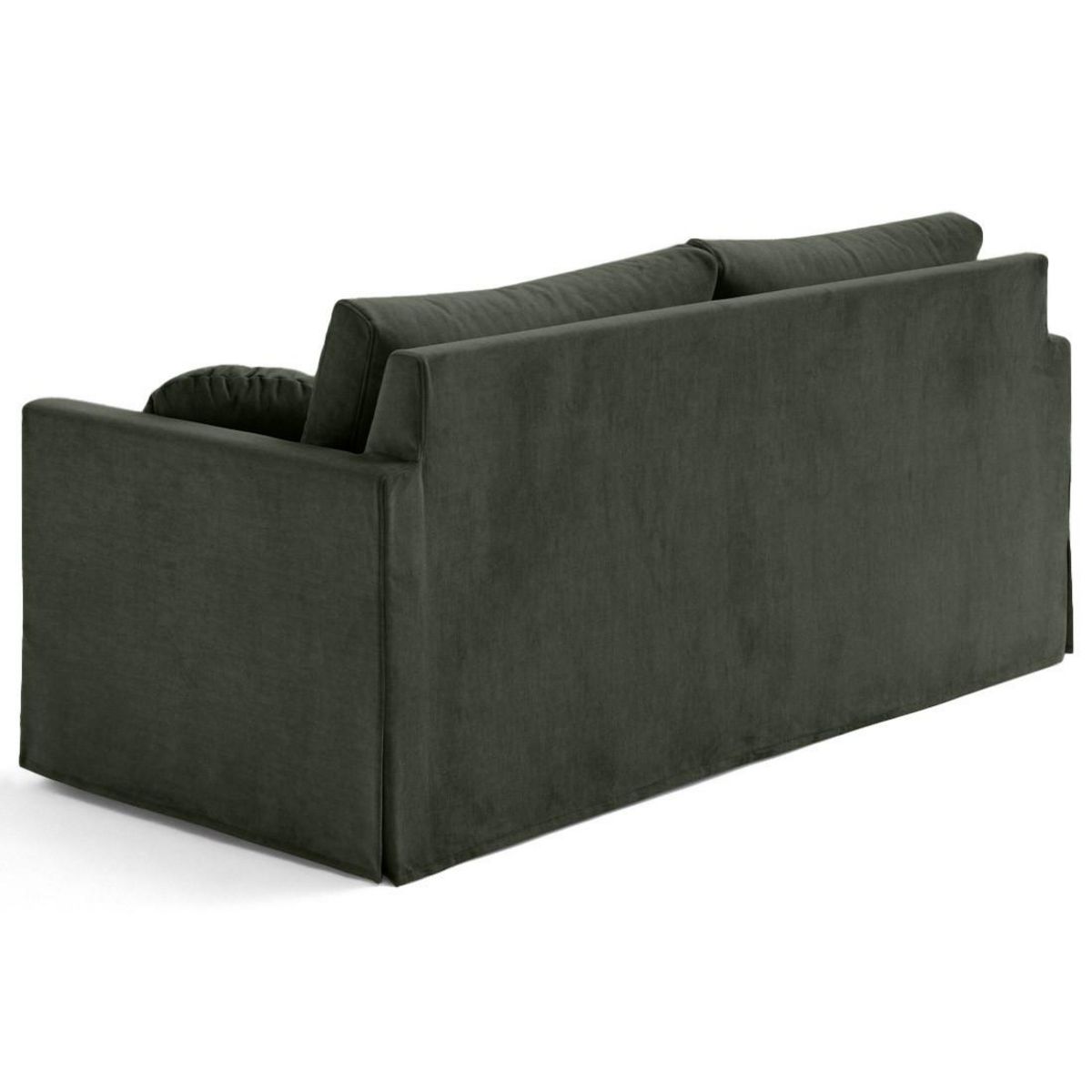 LISA DESIGN Serena - canapé droit déhoussable 3 places en velours