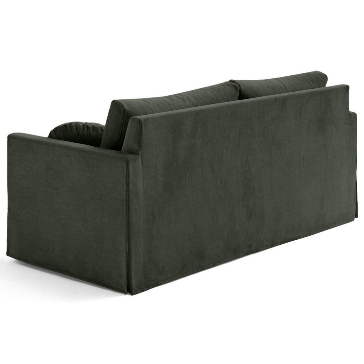 LISA DESIGN Serena - canapé droit déhoussable 3 places en velours