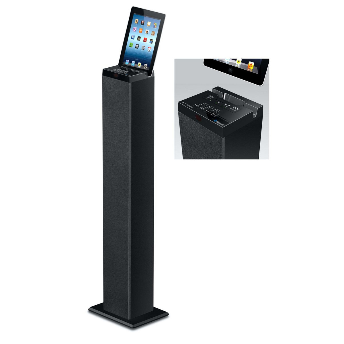 Muse Tour de son 60w avec bluetooth noir - m1250bt