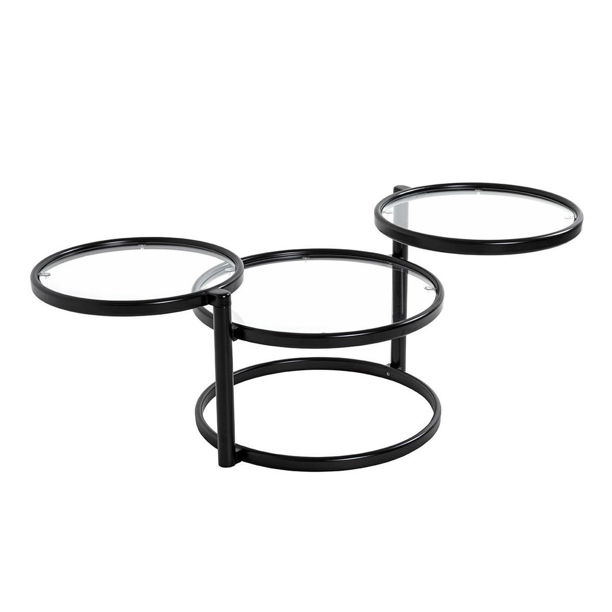 Paris Prix Table basse en verre  blaise  140cm noir