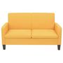 Voir la diapositive 2 : VIDAXL Canape a 2 places 244721 cm jaune