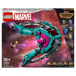 LEGO Marvel 76255 Le Nouveau Vaisseau des Gardiens Volume 3, Jouet Navette Spatial des Gardiens de la Galaxie avec Minifigurines Mantis, Drax & Star-Lord, Cadeau Super-Héros