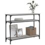 Voir la diapositive 3 : VIDAXL Table console sonoma gris 100x29x75 cm bois d'ingenierie