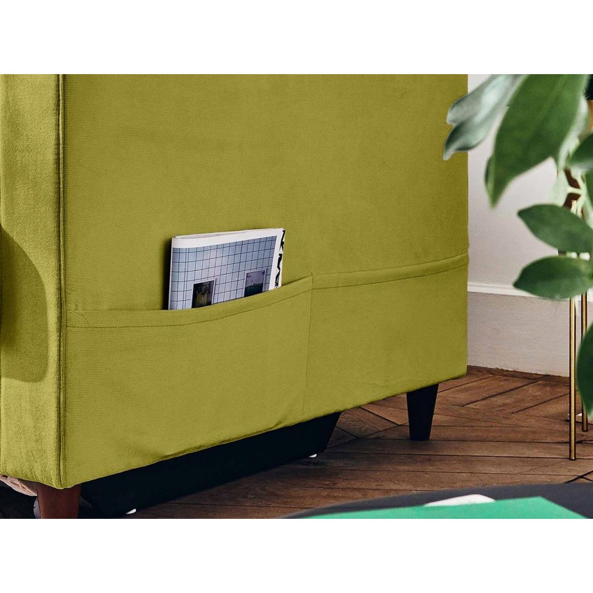 LISA DESIGN Anna - canapé panoramique en u - 7 places - convertible avec coffre - en velours