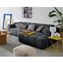 Voir la diapositive 2 : LISA DESIGN Ray - canapé d'angle droit - 4 places - en tissu texturé