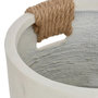 Voir la diapositive 2 : ATMOSPHERA Lot de 3 Pots en Magnésie  Sien  47cm Blanc
