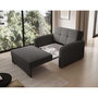 Voir la diapositive 4 : BEST MOBILIER Michelle - fauteuil convertible avec coffre en velours