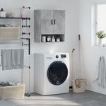 VIDAXL Armoire murale gris beton 60x31x70 cm bois d'ingenierie