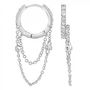 Voir la diapositive 1 : SC CRYSTAL Boucles d'oreilles SC Crystal ornées de Zirconium