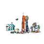 LEGO City 60351 La Base De Lancement De La Fusée, Module Spatial, Jouet Inspiré de la NASA avec Planet Rover, Observatoire et 7 Minifigures Astronautes