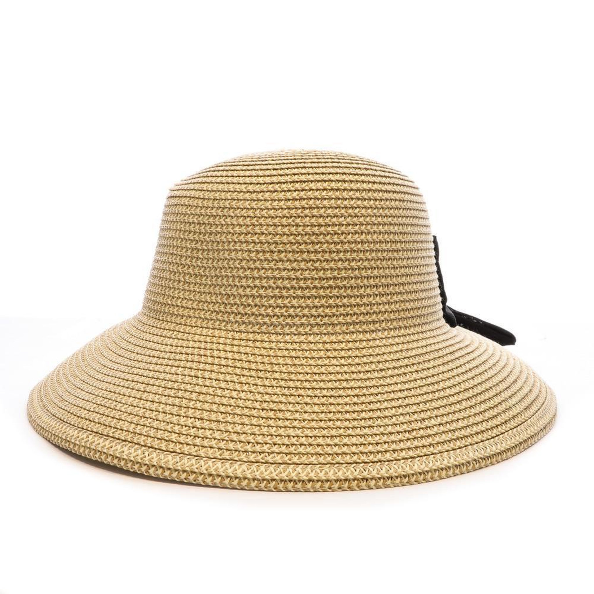 Vero Moda Chapeau de paille noir femme via lorenzo bohème. Coloris disponibles : Noir