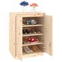 Voir la diapositive 4 : VIDAXL Armoire a chaussures 60x35x80 cm Bois de pin massif