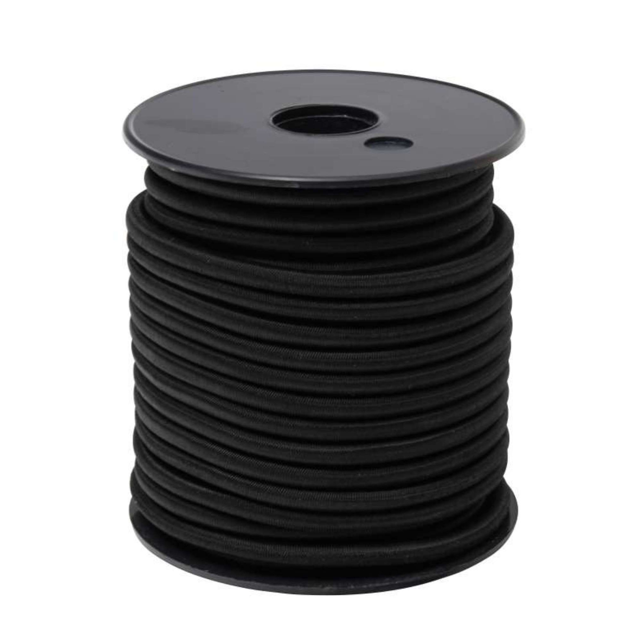 Voir la diapositive 2 :  Tendeur élastique noir Werkapro  Ø 6 mm x 20m