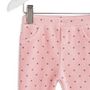 Voir la diapositive 2 : IN EXTENSO Tregging velours à pois bébé fille