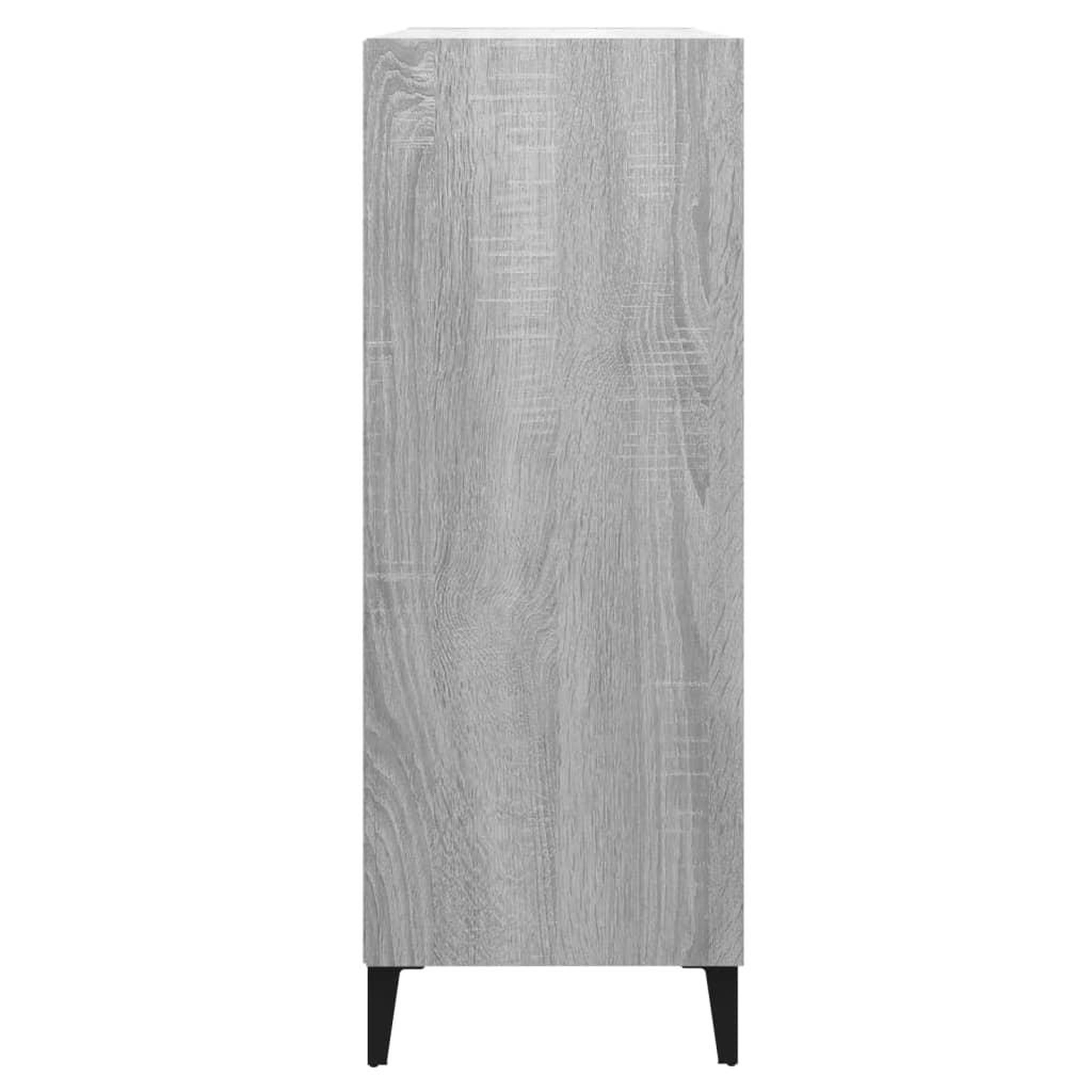 Voir la diapositive 4 : VIDAXL Buffet Sonoma gris 69,5x32,5x90 cm Bois d'ingenierie