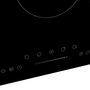 Voir la diapositive 3 : VIDAXL Plaque de cuisson Céramique 5 brûleurs Contrôle tactile 8500 W