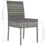 Voir la diapositive 6 : VIDAXL Chaises a manger de jardin lot de 4 Resine tressee Gris
