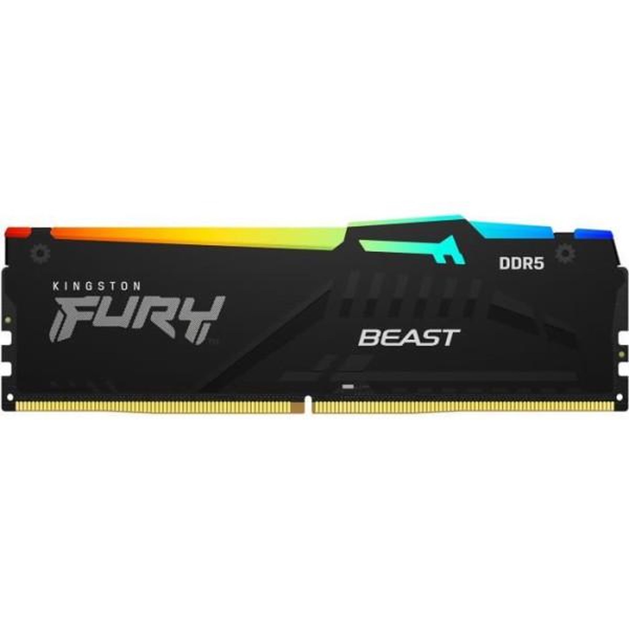 Voir la diapositive 3 : Kingston Mémoire DDR5 - KINGSTON - FURY Beast RGB EXPO - 32 Go (2 x 16 Go) - 6000 Mhz - CL36