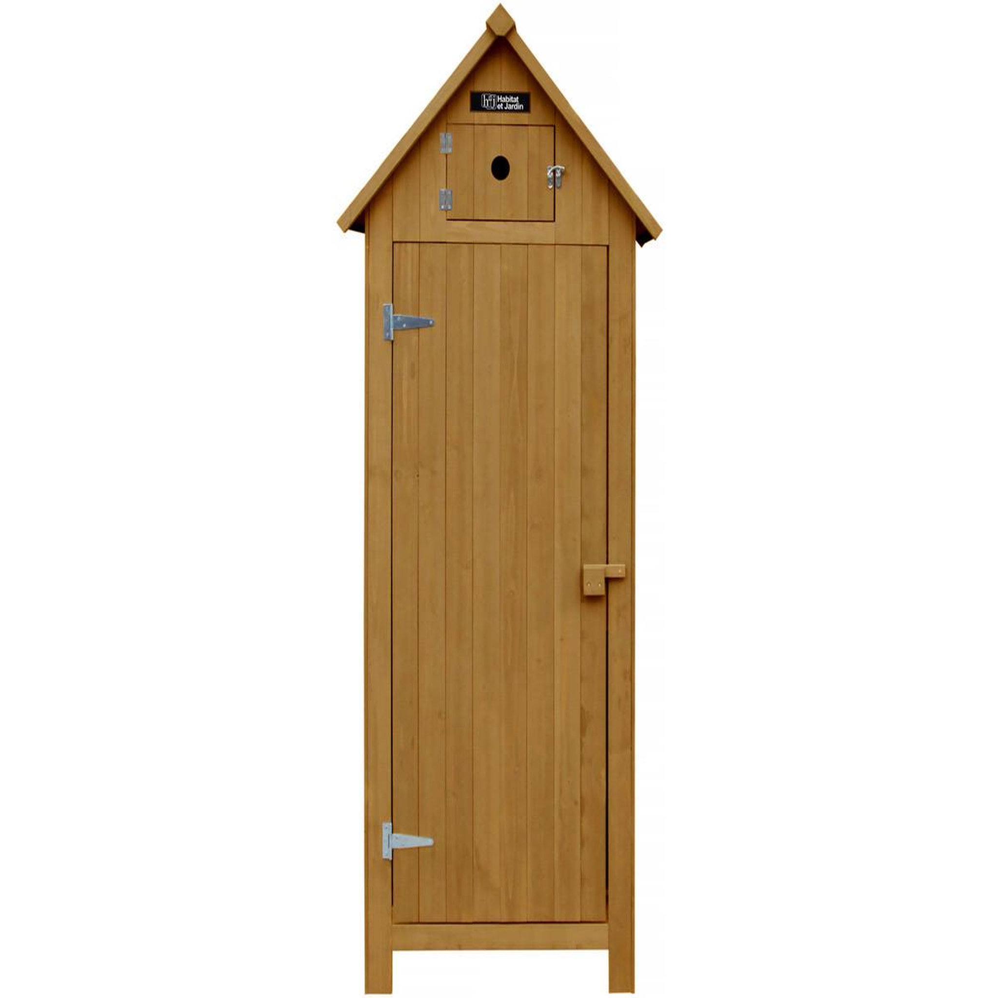 Habitat et Jardin Armoire de jardin  cabanon  - 77 x 54.5 x 179 cm - marron
