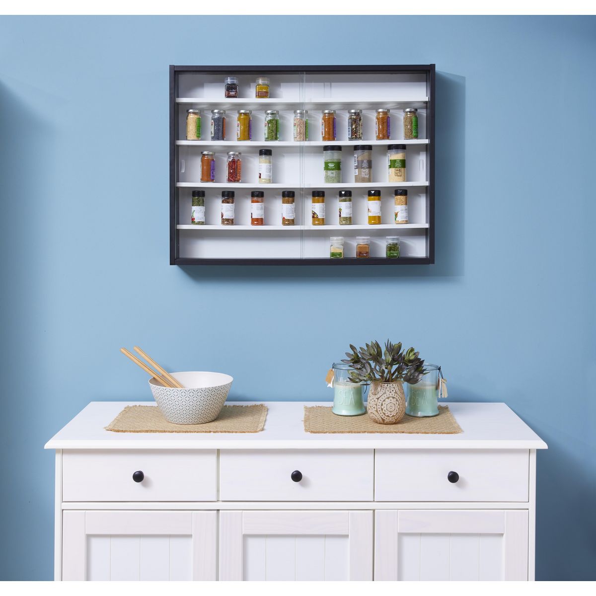 Vitrine de rangement murale pour miniatures ULLI