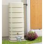 Voir la diapositive 5 : GARANTIA Récupérateur d'eau mural Beige - 500L - SLIM
