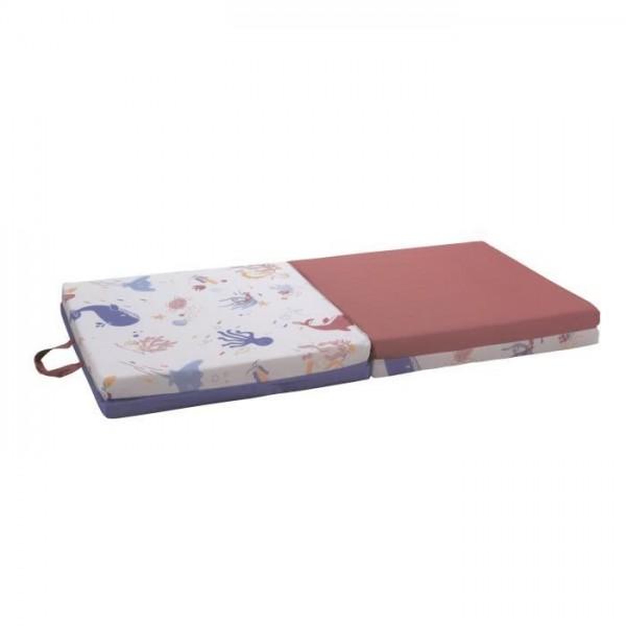 Voir la diapositive 5 : TINEO Tapis Malin Trésors de l'océan 3 en 1 - Evolutif - Déhoussable - 120x120x5 cm