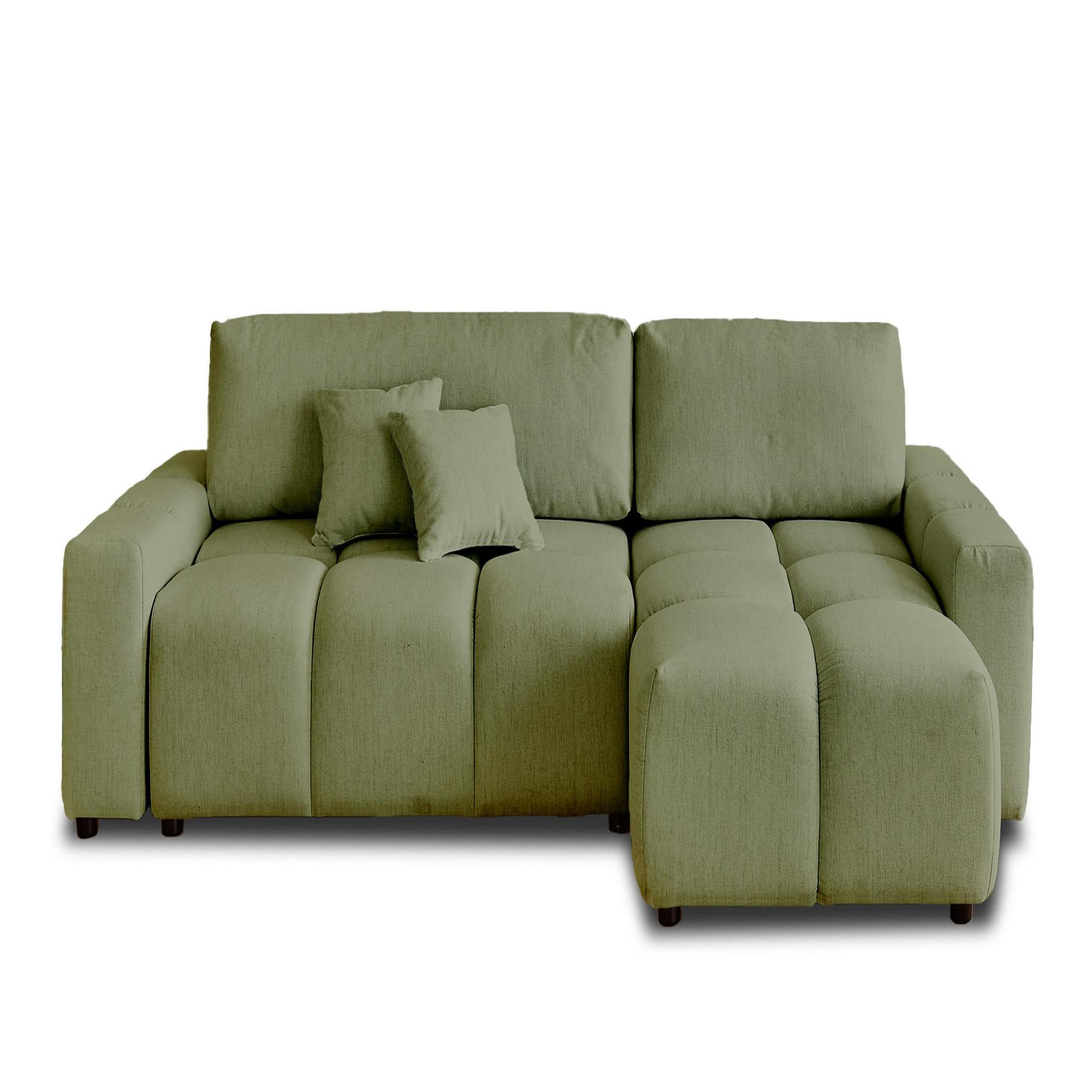 Voir la diapositive 1 : LISA DESIGN Crocus - canapé d'angle réversible - 4 places - convertible avec coffre - en tissu