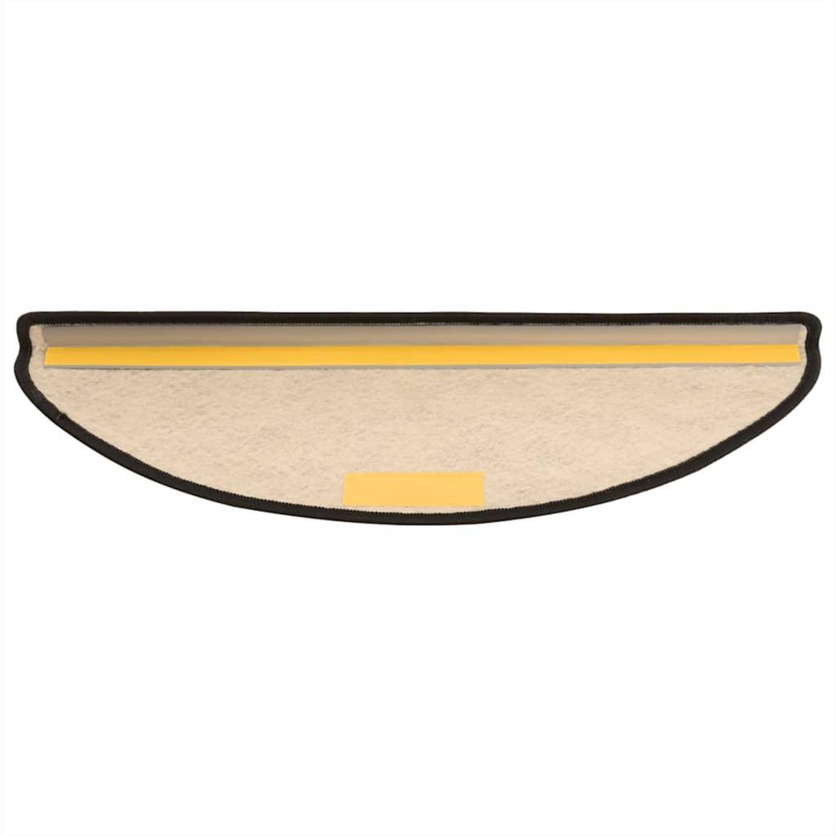 VIDAXL Tapis d'escalier autocollants 30 pcs 65x21x4 cm anthracite