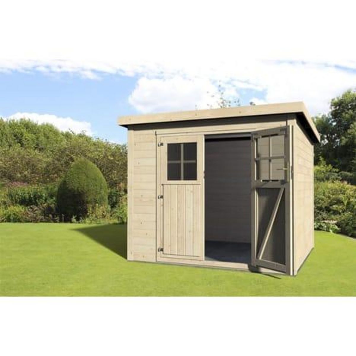 DECOR ET JARDIN Abri chalet de jardin en bois - 5.36 m² - 19mm - DURACK