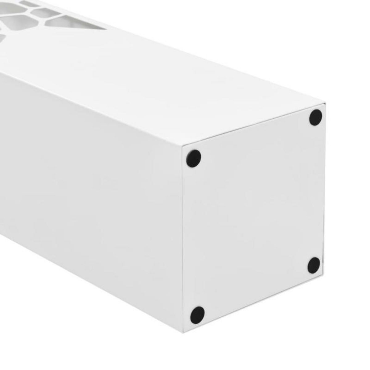 VIDAXL Porte parapluie Pierres Acier Blanc