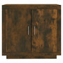 Voir la diapositive 5 : VIDAXL Buffet Chene fume 80x40x75 cm Bois d'ingenierie