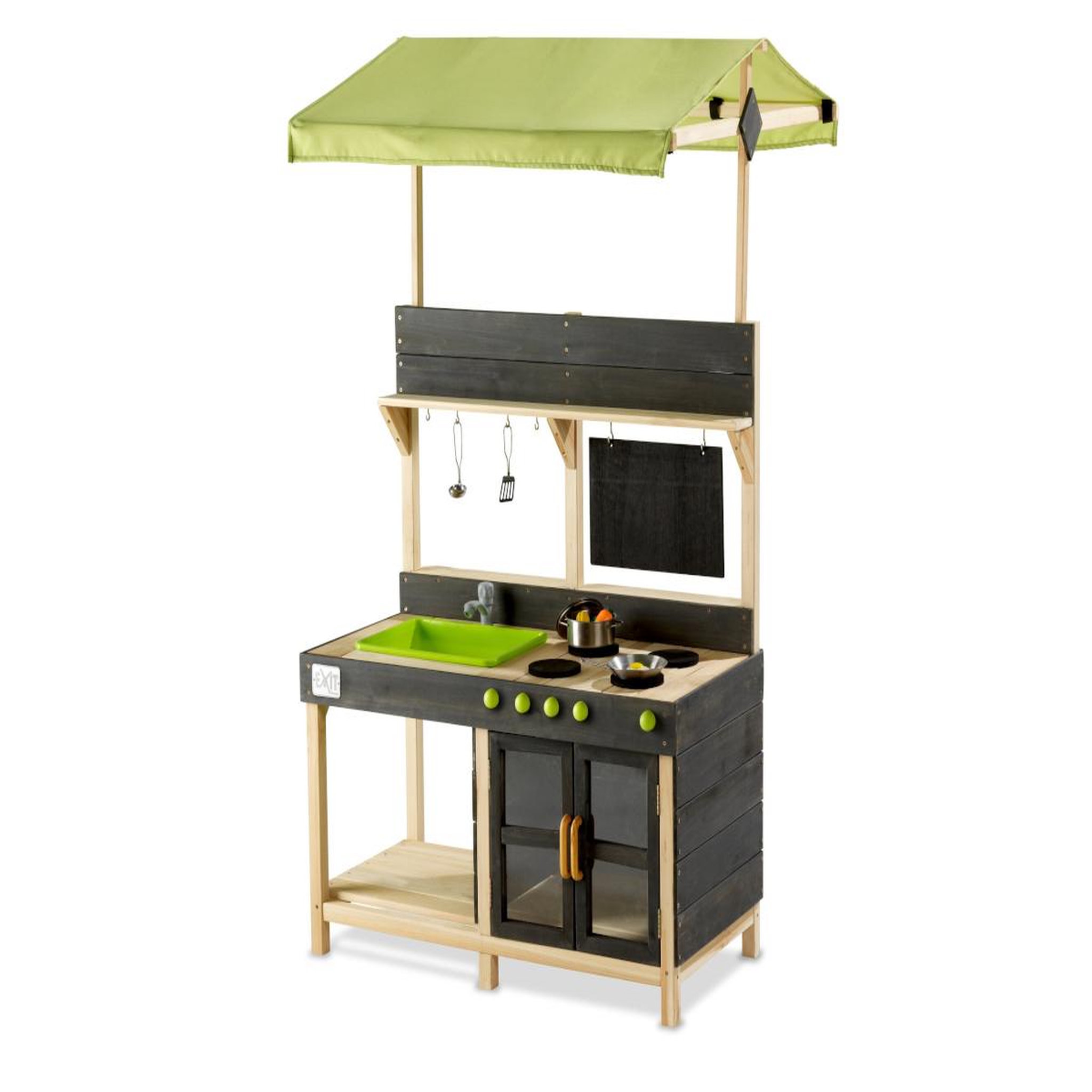 Voir la diapositive 1 : EXIT TOYS Cuisine d'extérieur en bois pour enfant yummy 300 - exit toys