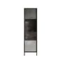 Voir la diapositive 2 : BEST MOBILIER Jules - vitrine - 1 porte - 55x203 cm