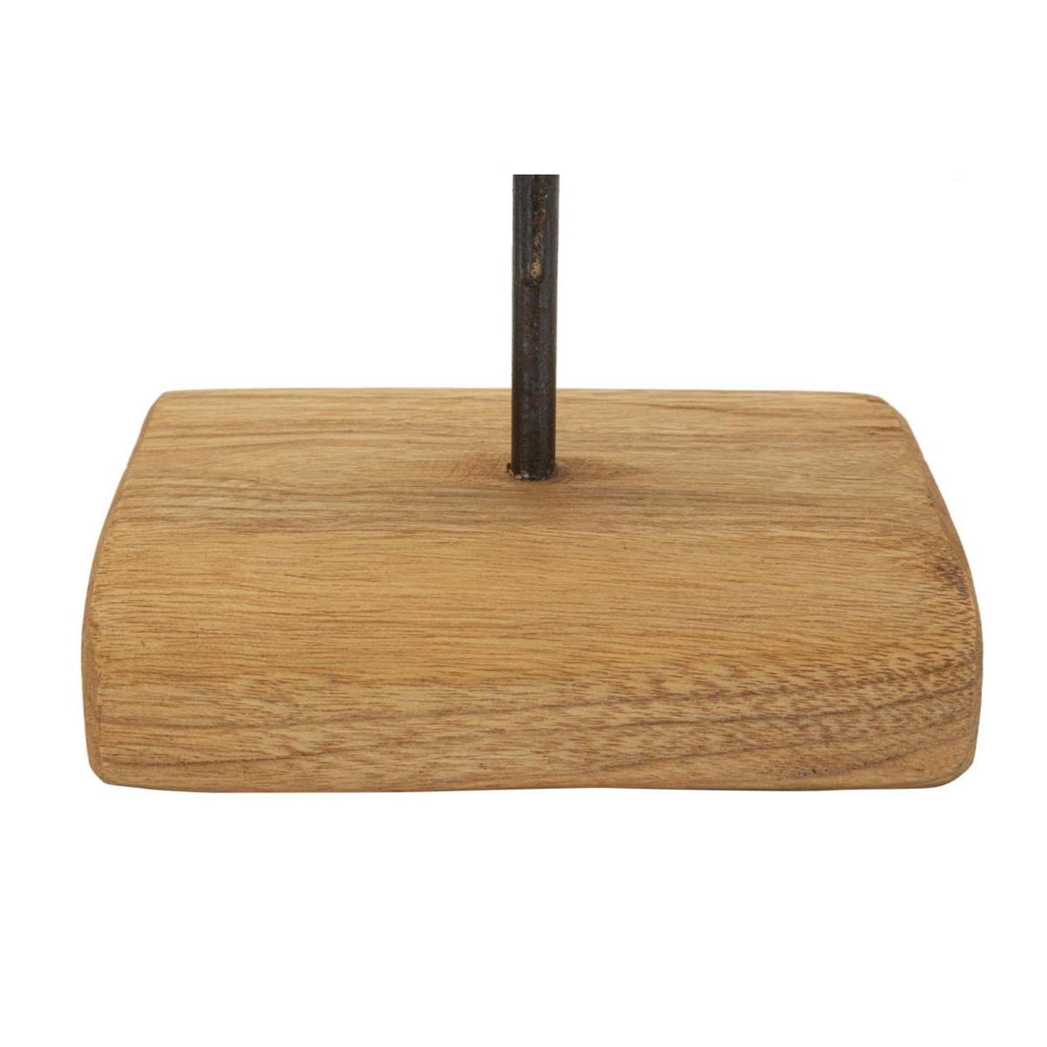Voir la diapositive 5 : Paris Prix Objet Déco Rond en Teck  Dorat  38cm Naturel