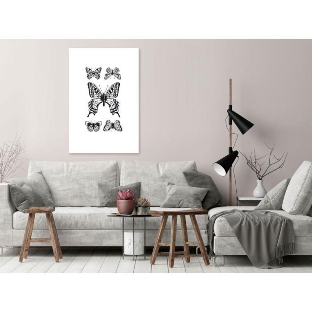 Paris Prix Tableau Imprimé  Five Butterflies