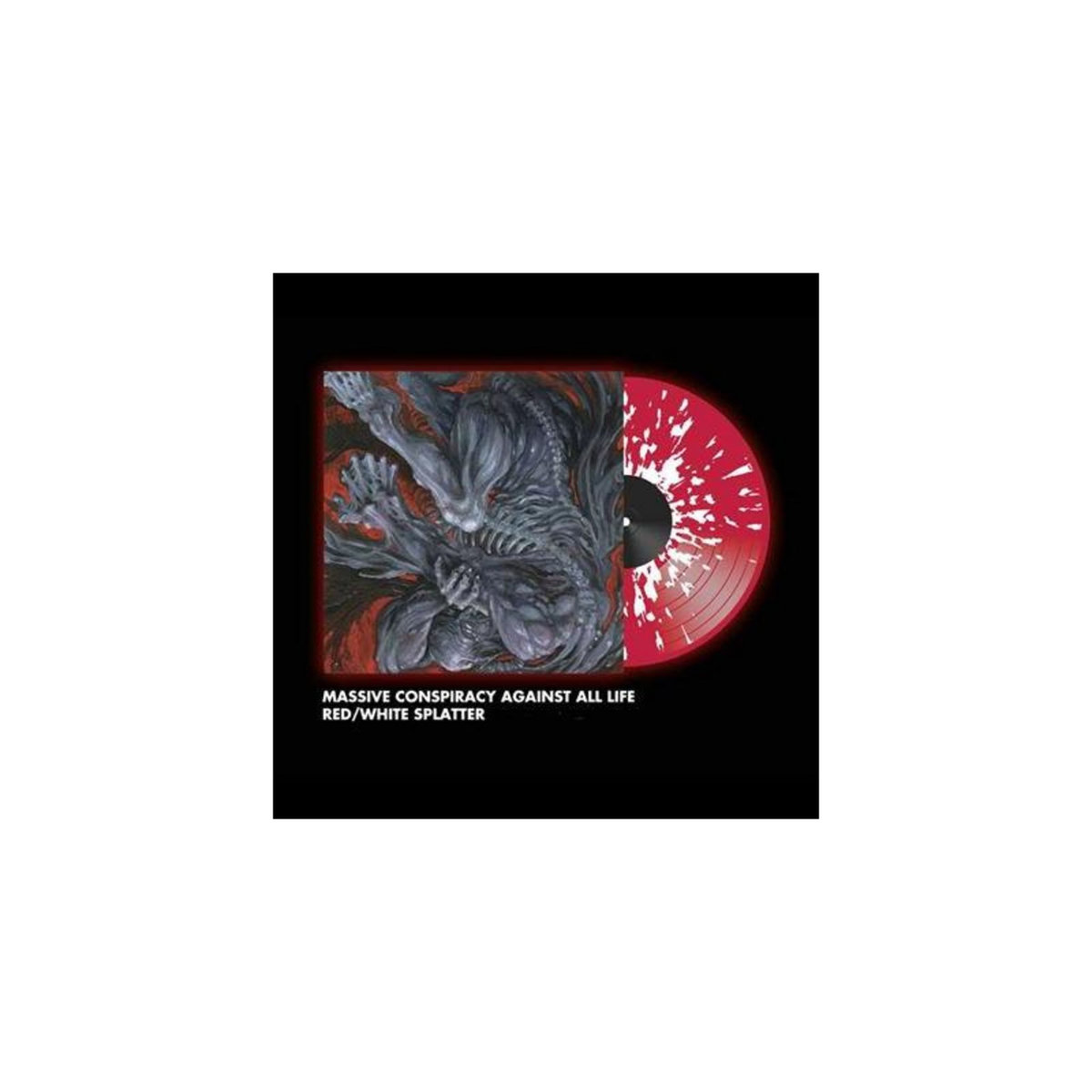 Massive Conspiracy Against All Life Double Édition Limitée Vinyle Rouge et Blanc