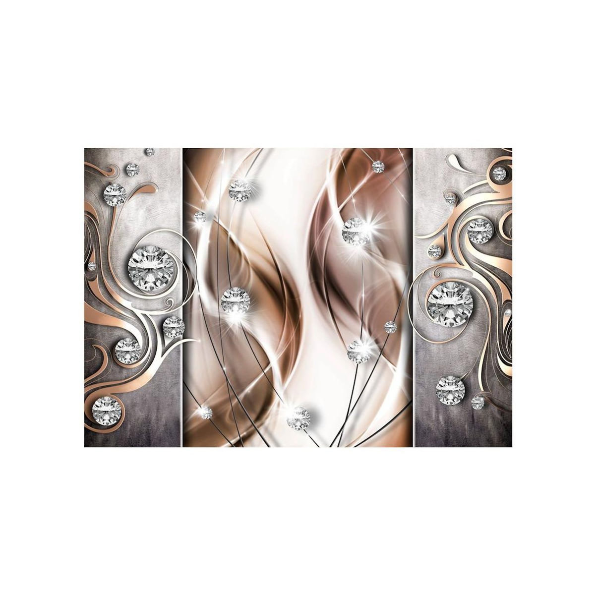 Paris Prix Papier Peint  Brown & Diamonds