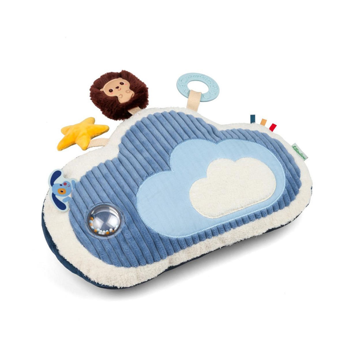 LILLIPUTIENS Coussin d'activités Jules le chien