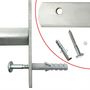 Voir la diapositive 4 : VIDAXL Grille reglable de securite de fenetres et 2 barres 1000-1500mm