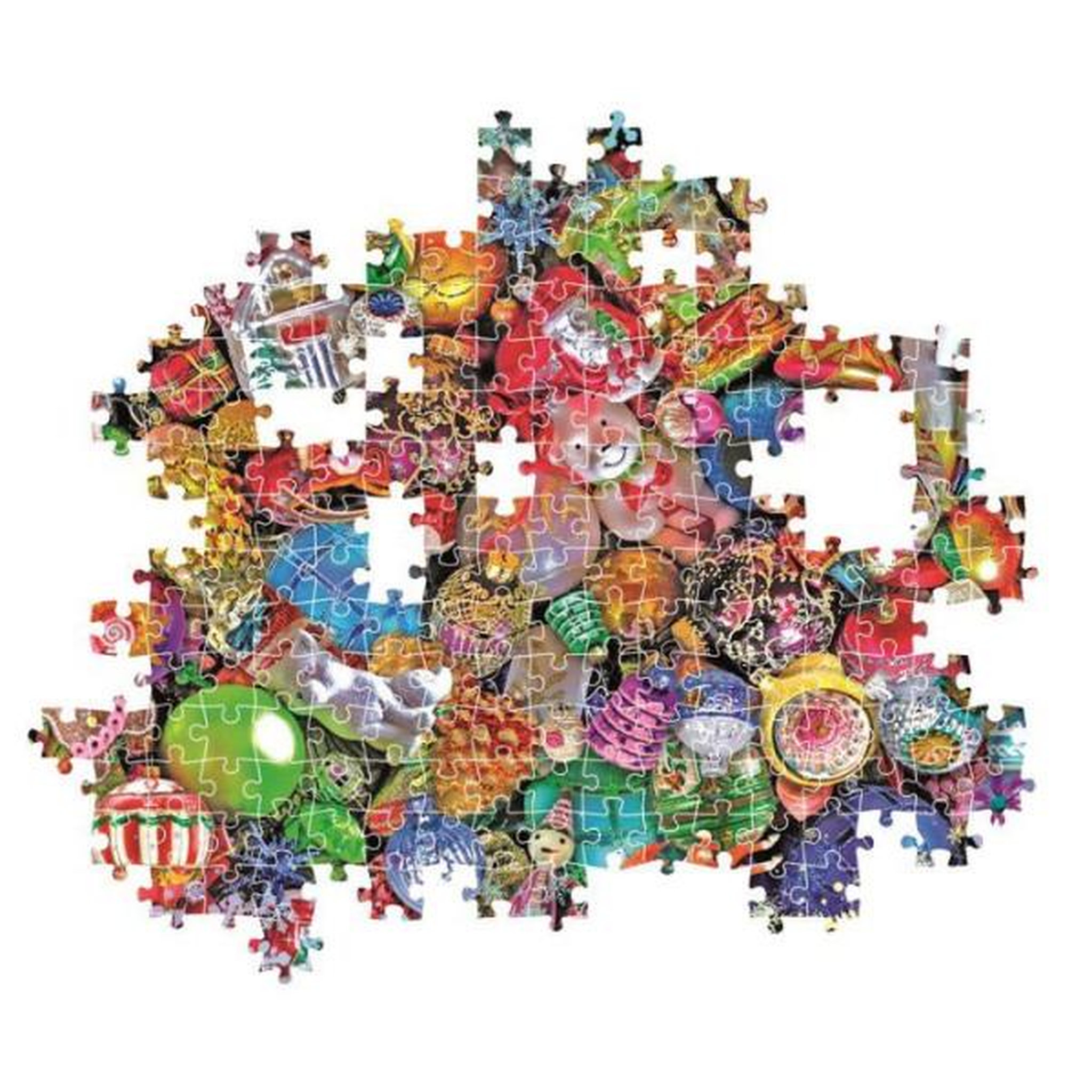 Voir la diapositive 4 : CLEMENTONI Puzzle 1000 pieces Impossible - Jolly Christmas