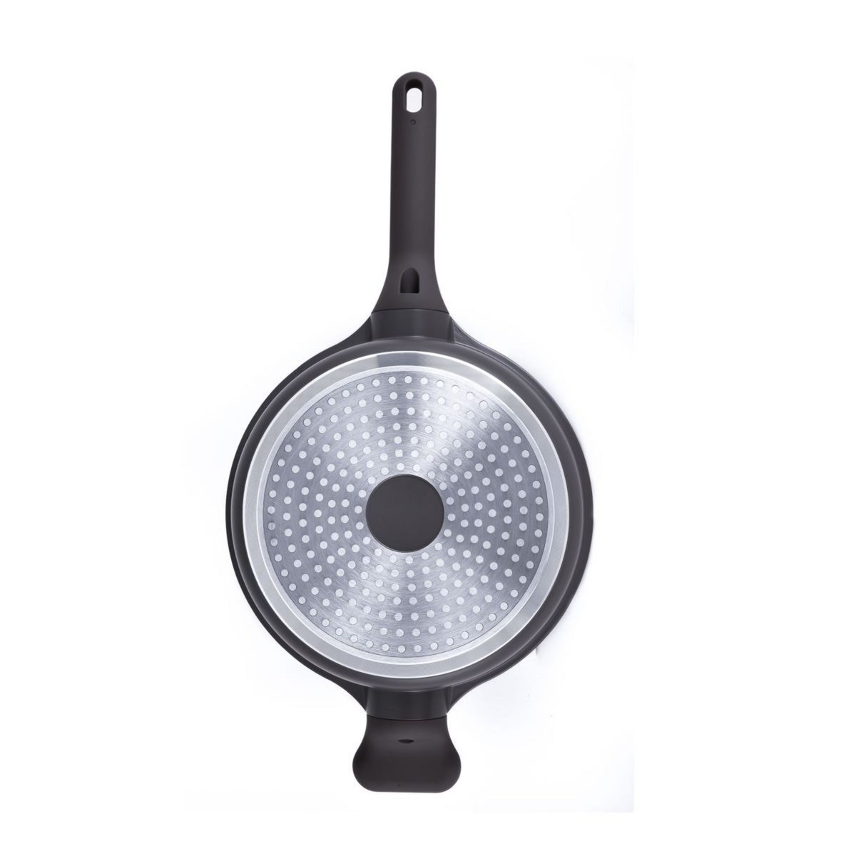 Fortus Sauteuse 24cm gris en fonte d'aluminium avec couvercle