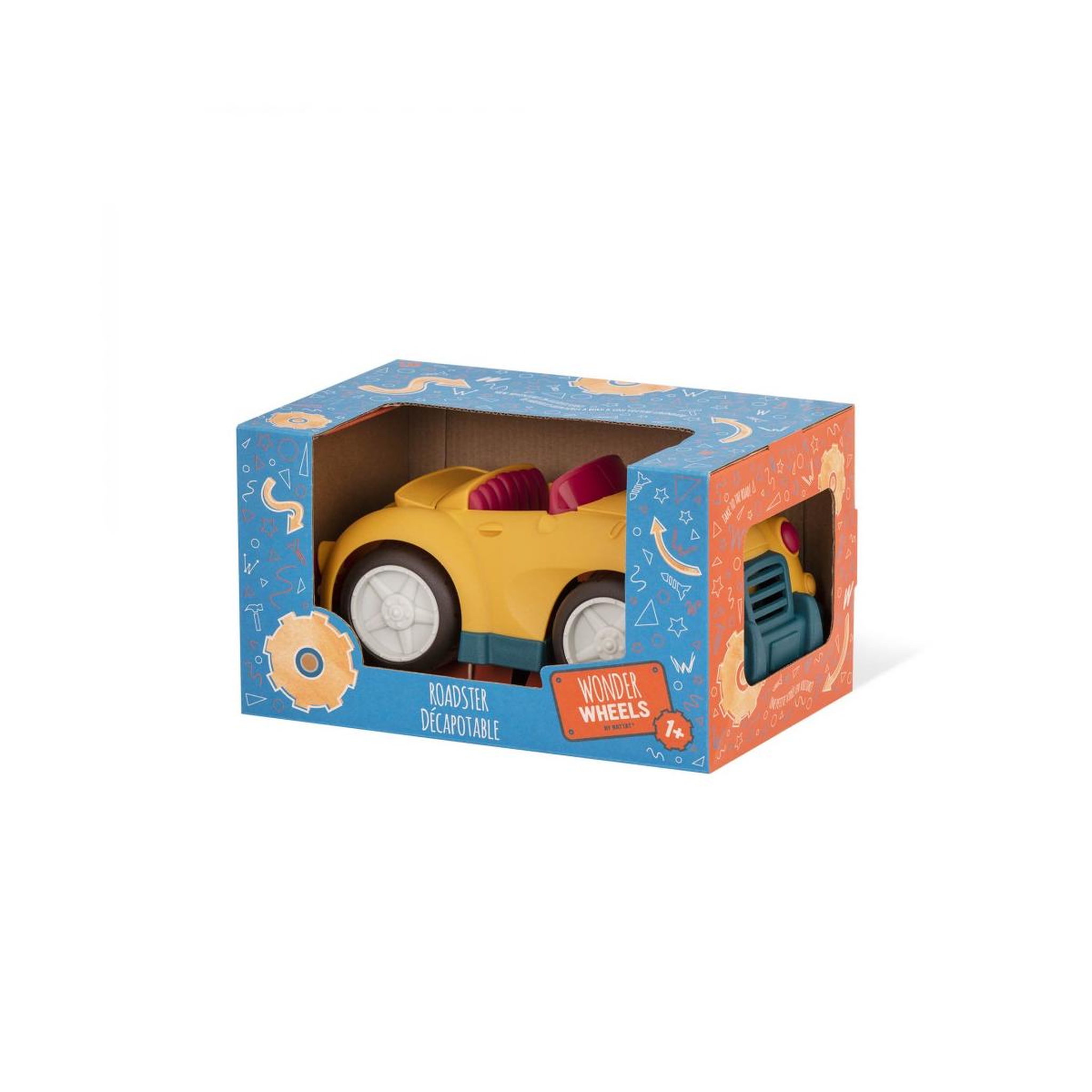mybtoys Roadster jaune en plastique
