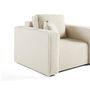 Voir la diapositive 4 : BEST MOBILIER Topaze - fauteuil - en tissu bouclette