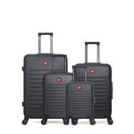SWISS KOPPER SWISS KOPPER  -  Lot de 4  -  Valise grand format, valise weekend, valise cabine, valise cabine XXS SPIEZ. Coloris disponibles : Gris