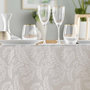 Voir la diapositive 3 : Paris Prix Nappe Jacquard Imprimé  Doriane  140x240cm Taupe