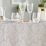 Voir la diapositive 3 : Paris Prix Nappe Jacquard Imprimé  Doriane  140x240cm Taupe