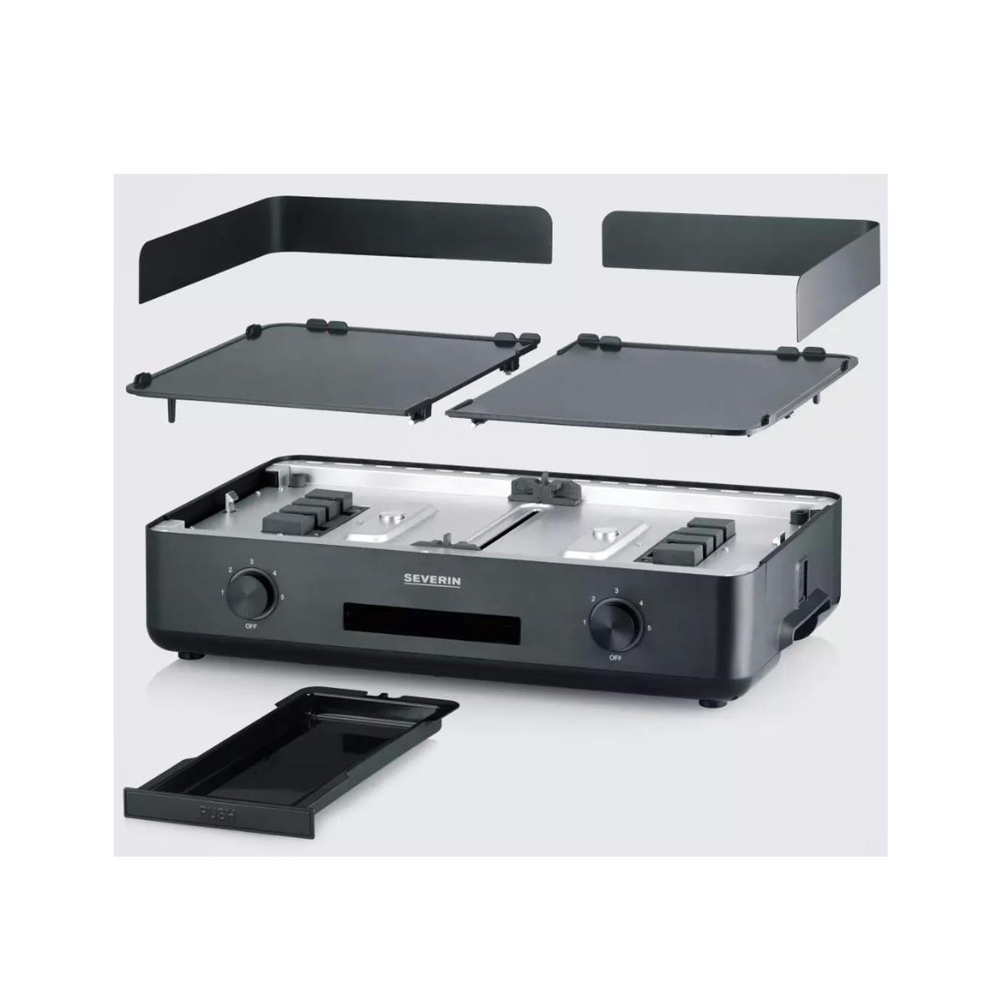 Voir la diapositive 5 : SEVERIN Plancha électrique posable 2200w - PG8569